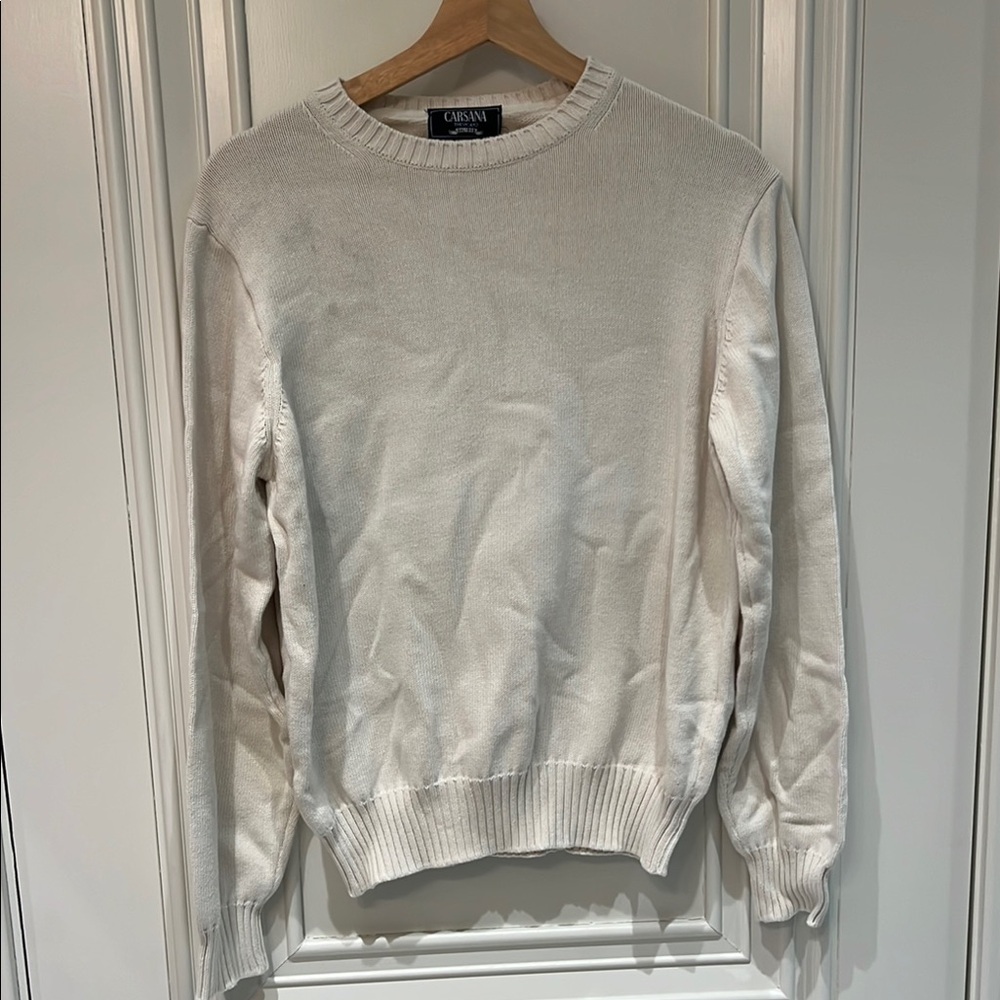 Cream Sweater for Men
